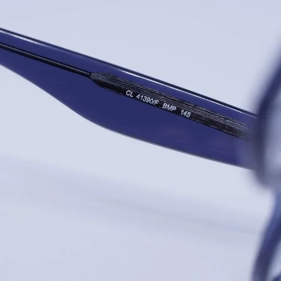 🕶️ New Celine CL41390/F 0BMP 00 Eyeglasses - Blue Frame 52mm